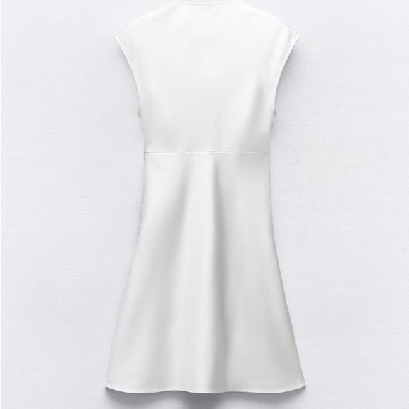 Zara Satin Effect Mini Dress - Picture 2 of 5